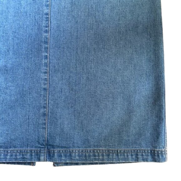 Y2K maxi pencil light denim jeans skirt - Picture 5 of 14